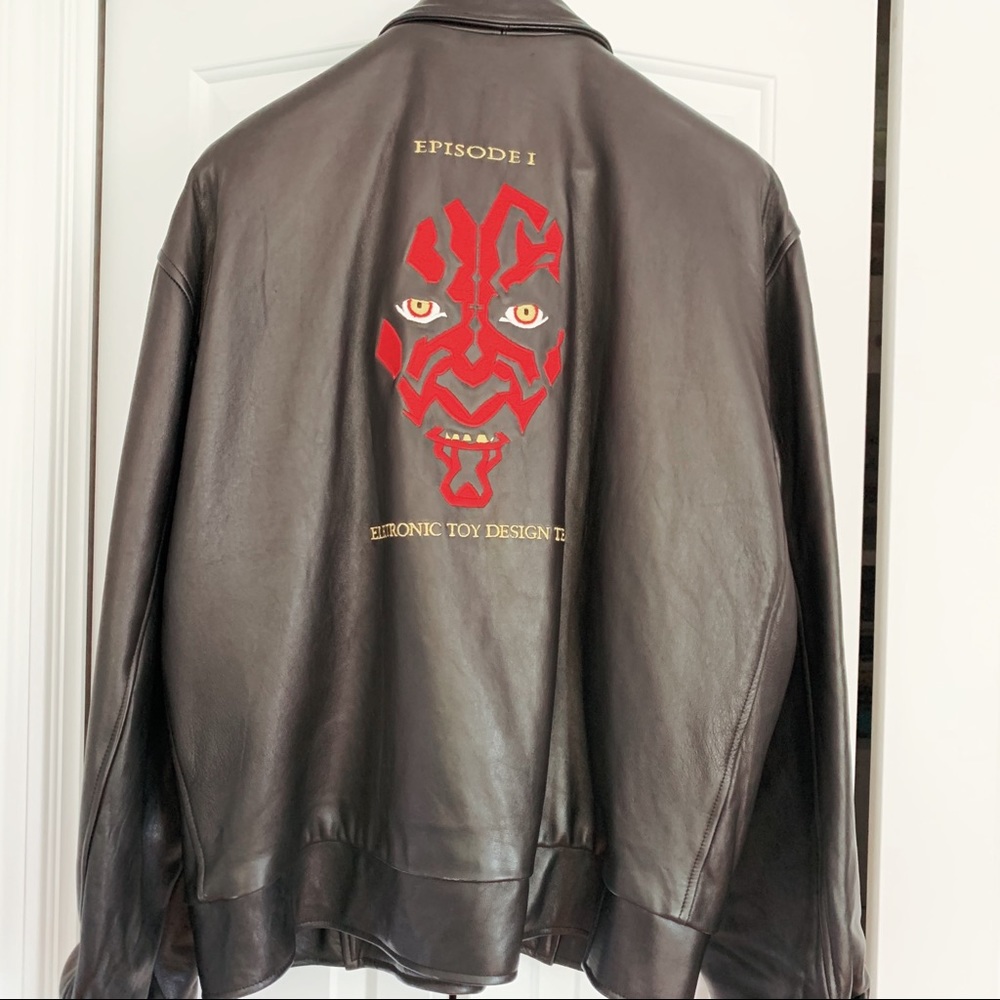 Vintage 1999 Star Wars Jeff Hamilton Leather Jacket - NWOT - Picture 2 of 10
